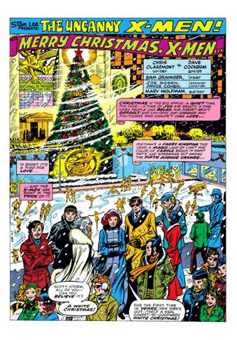 Image result for x-men claremont cockrum 98 splash page