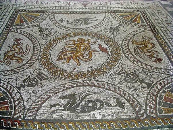 Image result for dolphin mosaic fishbourne roman palace