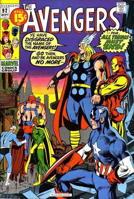 Image result for avengers #92 cover neal adams